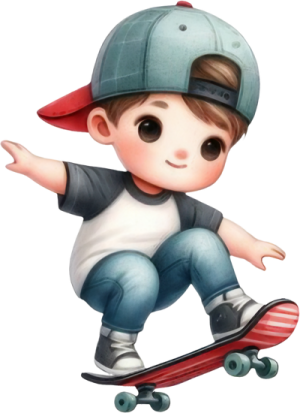 Em Bé Lướt Ván PNG (11)