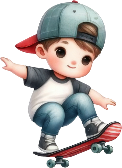 Em Bé Lướt Ván PNG (11)