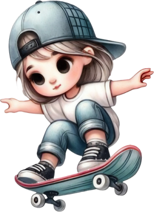 Em Bé Lướt Ván PNG (12)