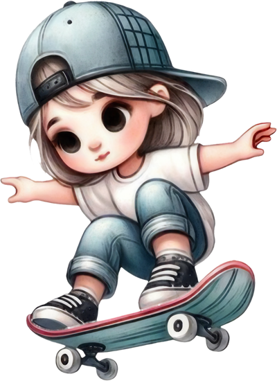 Em Bé Lướt Ván PNG (12)