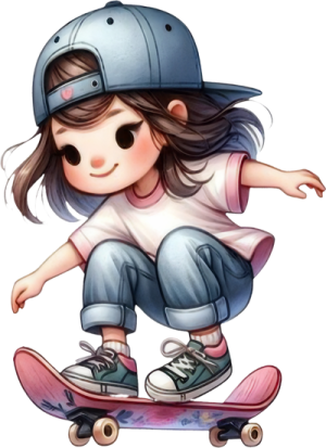 Em Bé Lướt Ván PNG (14)