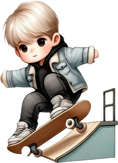 Em Bé Lướt Ván PNG (20)