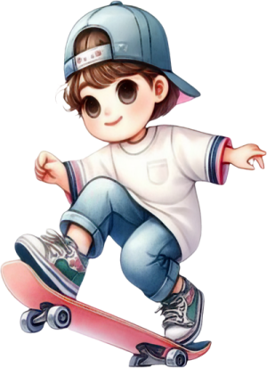 Em Bé Lướt Ván PNG (21)