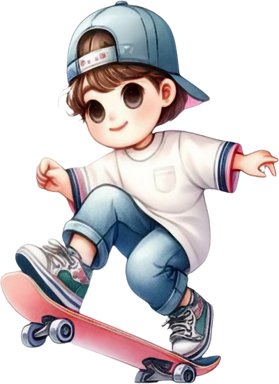 Em Bé Lướt Ván PNG (21)