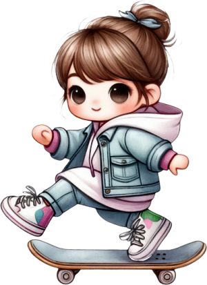 Em Bé Lướt Ván PNG (4)