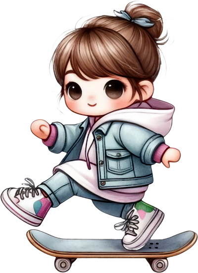 Em Bé Lướt Ván PNG (4)