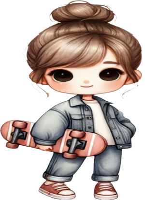 Em Bé Lướt Ván PNG (7)