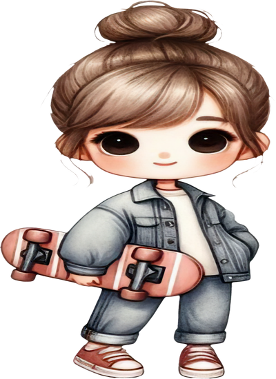 Em Bé Lướt Ván PNG (7)