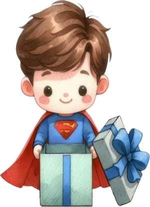 Em Bé Siêu Nhân - Super Man PNG (12)