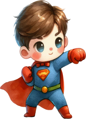 Em Bé Siêu Nhân - Super Man PNG (26)