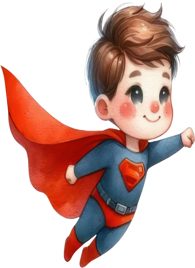 Em Bé Siêu Nhân - Super Man PNG (8)