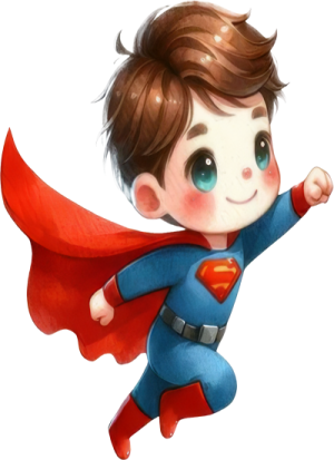 Em Bé Siêu Nhân - Super Man PNG (9)