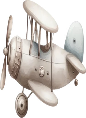 Gấu Con & Máy Bay PNG (10)