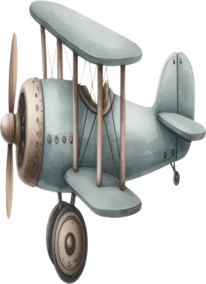 Gấu Con & Máy Bay PNG (9)