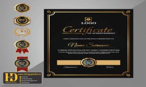 Giấy Chứng Nhận, Bằng Khen, Certificate (10)