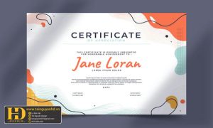 Giấy Chứng Nhận, Bằng Khen, Certificate (101)