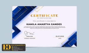 Giấy Chứng Nhận, Bằng Khen, Certificate (102)