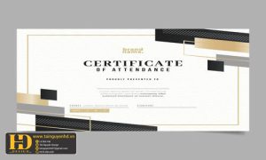 Giấy Chứng Nhận, Bằng Khen, Certificate (105)