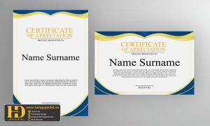 Giấy Chứng Nhận, Bằng Khen, Certificate (11)