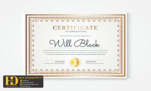 Giấy Chứng Nhận, Bằng Khen, Certificate (111)