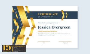 Giấy Chứng Nhận, Bằng Khen, Certificate (115)