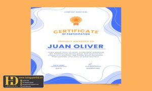 Giấy Chứng Nhận, Bằng Khen, Certificate (118)