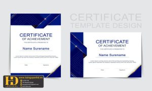 Giấy Chứng Nhận, Bằng Khen, Certificate (12)