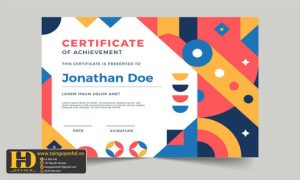 Giấy Chứng Nhận, Bằng Khen, Certificate (121)