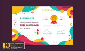 Giấy Chứng Nhận, Bằng Khen, Certificate (124)