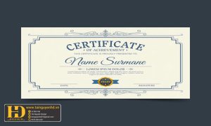 Giấy Chứng Nhận, Bằng Khen, Certificate (133)