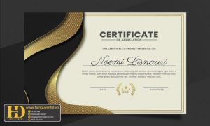 Giấy Chứng Nhận, Bằng Khen, Certificate (140)