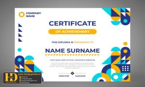 Giấy Chứng Nhận, Bằng Khen, Certificate (145)