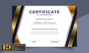 Giấy Chứng Nhận, Bằng Khen, Certificate (148)