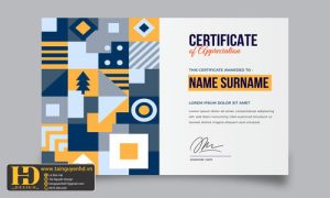 Giấy Chứng Nhận, Bằng Khen, Certificate (150)