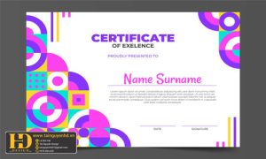 Giấy Chứng Nhận, Bằng Khen, Certificate (152)