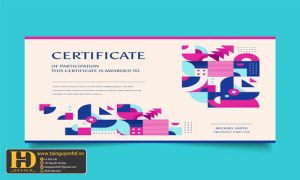 Giấy Chứng Nhận, Bằng Khen, Certificate (155)