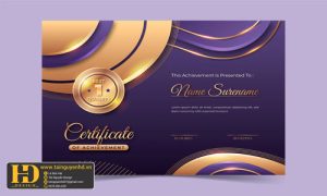 Giấy Chứng Nhận, Bằng Khen, Certificate (156)