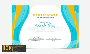 Giấy Chứng Nhận, Bằng Khen, Certificate (160)