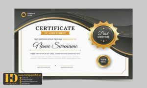 Giấy Chứng Nhận, Bằng Khen, Certificate (162)