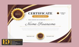 Giấy Chứng Nhận, Bằng Khen, Certificate (164)