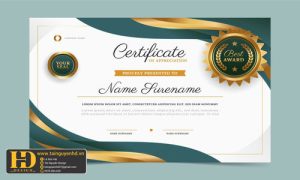 Giấy Chứng Nhận, Bằng Khen, Certificate (168)