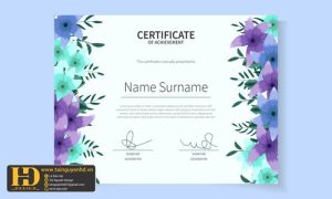 Giấy Chứng Nhận, Bằng Khen, Certificate (17)