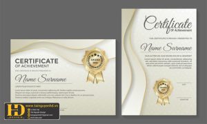 Giấy Chứng Nhận, Bằng Khen, Certificate (177)