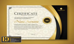 Giấy Chứng Nhận, Bằng Khen, Certificate (18)