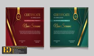 Giấy Chứng Nhận, Bằng Khen, Certificate (188)