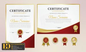 Giấy Chứng Nhận, Bằng Khen, Certificate (194)