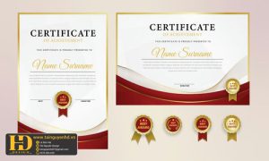 Giấy Chứng Nhận, Bằng Khen, Certificate (195)