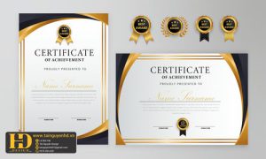 Giấy Chứng Nhận, Bằng Khen, Certificate (197)