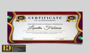 Giấy Chứng Nhận, Bằng Khen, Certificate (198)