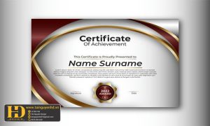 Giấy Chứng Nhận, Bằng Khen, Certificate (199)